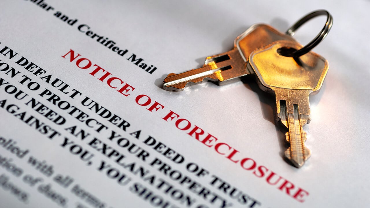 Foreclosures are back!